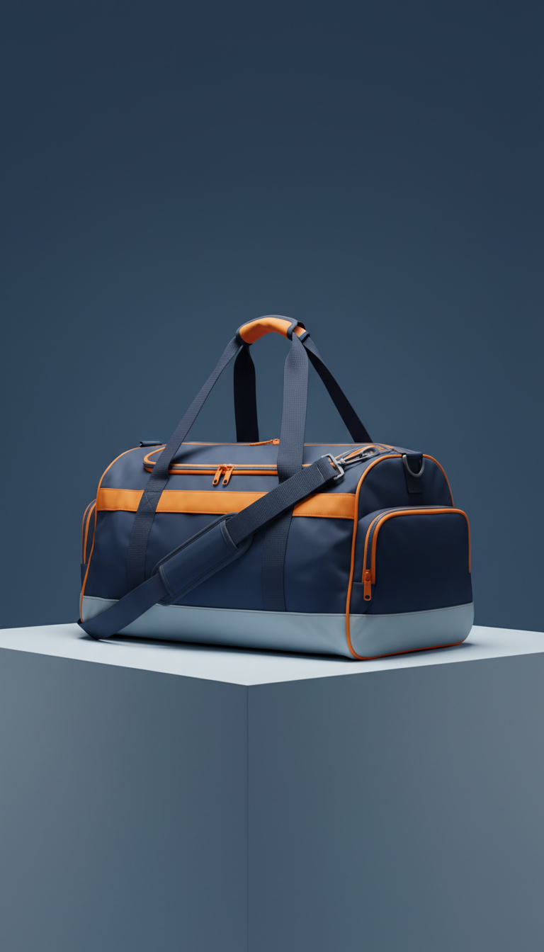 Bolsa esportiva institucional com alças reforçadas