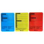 KIT CARTÃO ÁRBITRO DE FUTSAL DALEBOL C/CANETA E CAPA