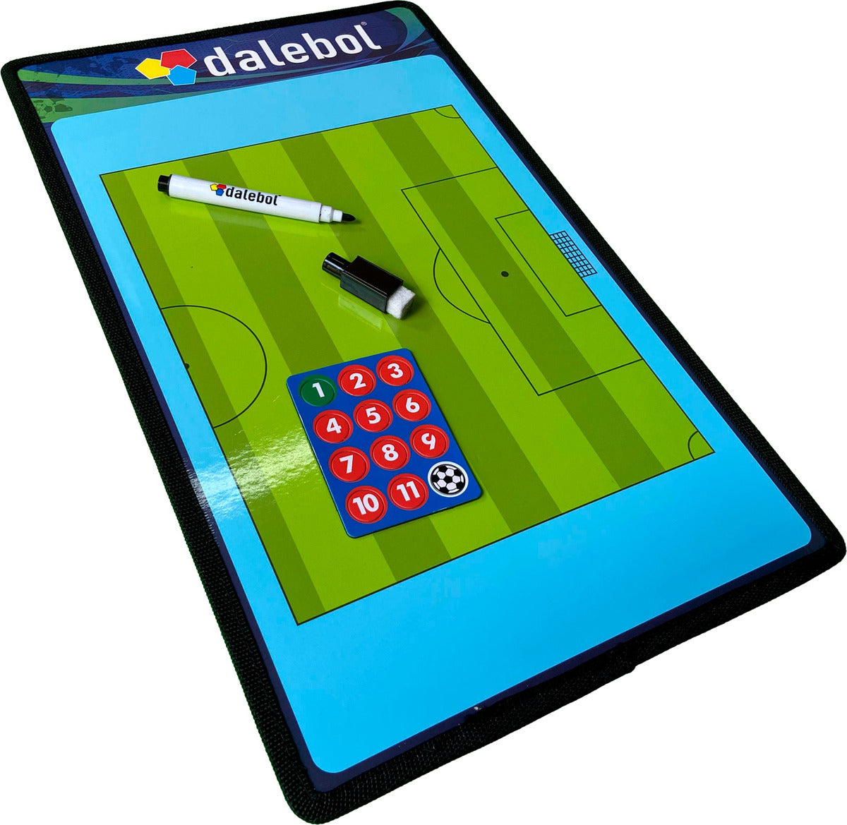 PRANCHETA TÁTICA FRENTE E VERSO DALEBOL FUTEBOL