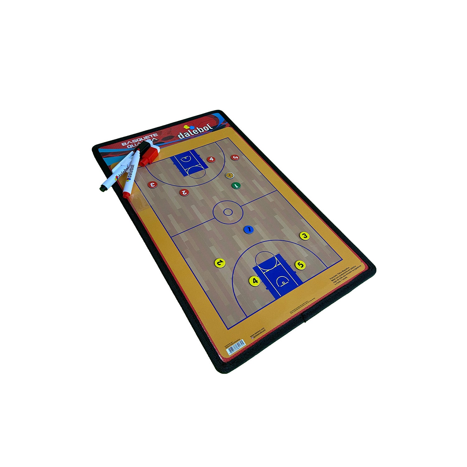 PRANCHETA TÁTICA FRENTE E VERSO DALEBOL BASQUETE