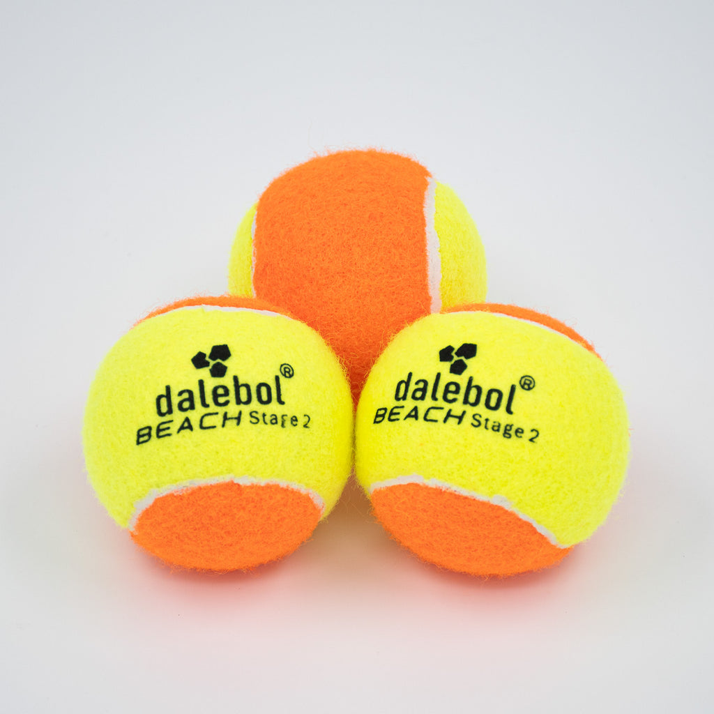 KIT 3 BOLAS DE BEACH TENNIS DALEBOL STAGE 2