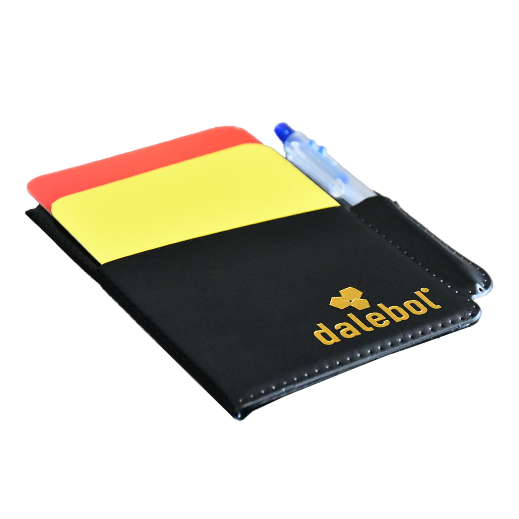 KIT CARTÃO ÁRBITRO DE FUTEBOL DALEBOL C/CANETA E CAPA