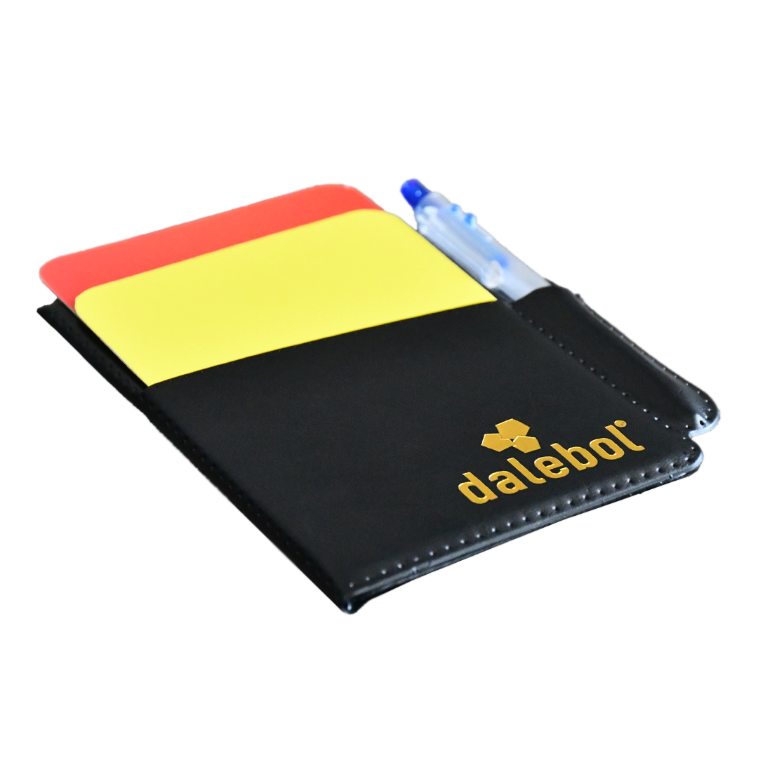 KIT CARTÃO ÁRBITRO DE FUTEBOL DALEBOL C/CANETA E CAPA