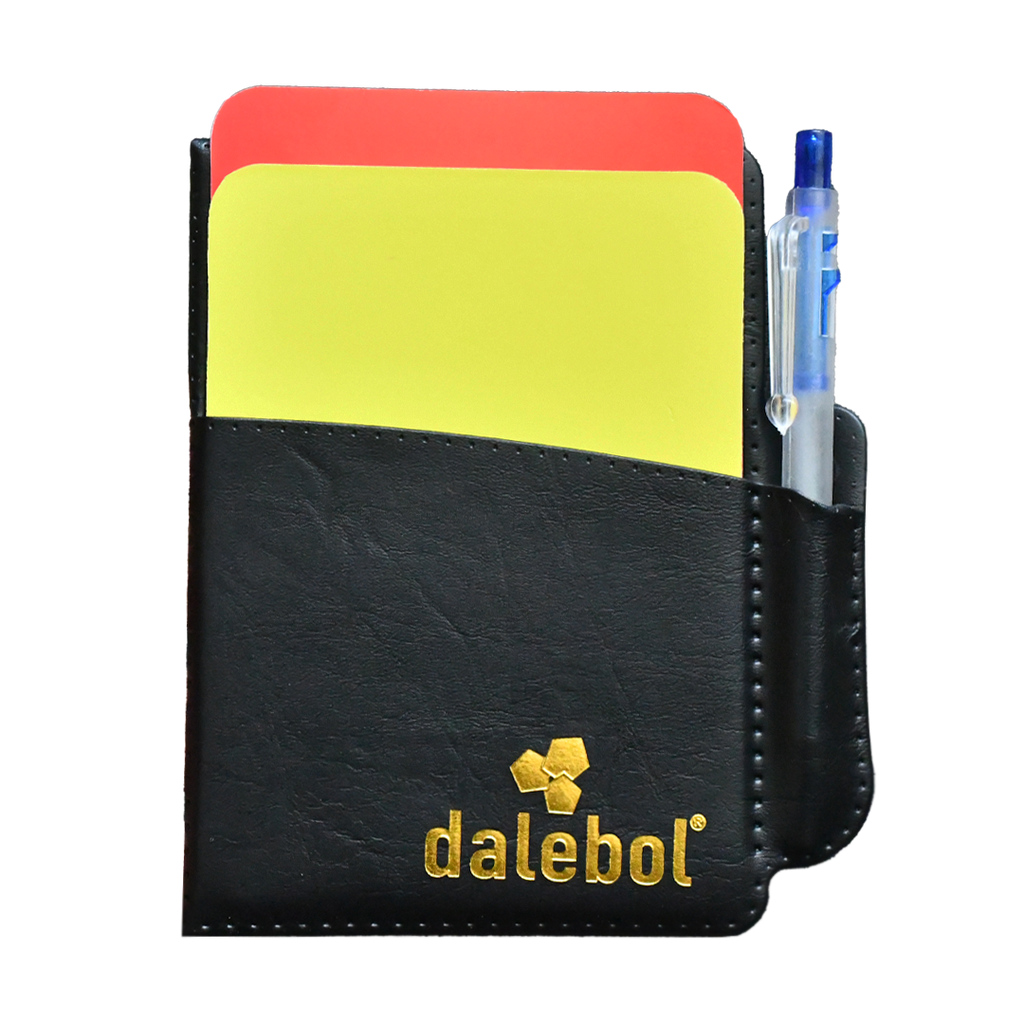 Kit Cartão Arbitro de Futebol Dalebol C/Caneta e Capa