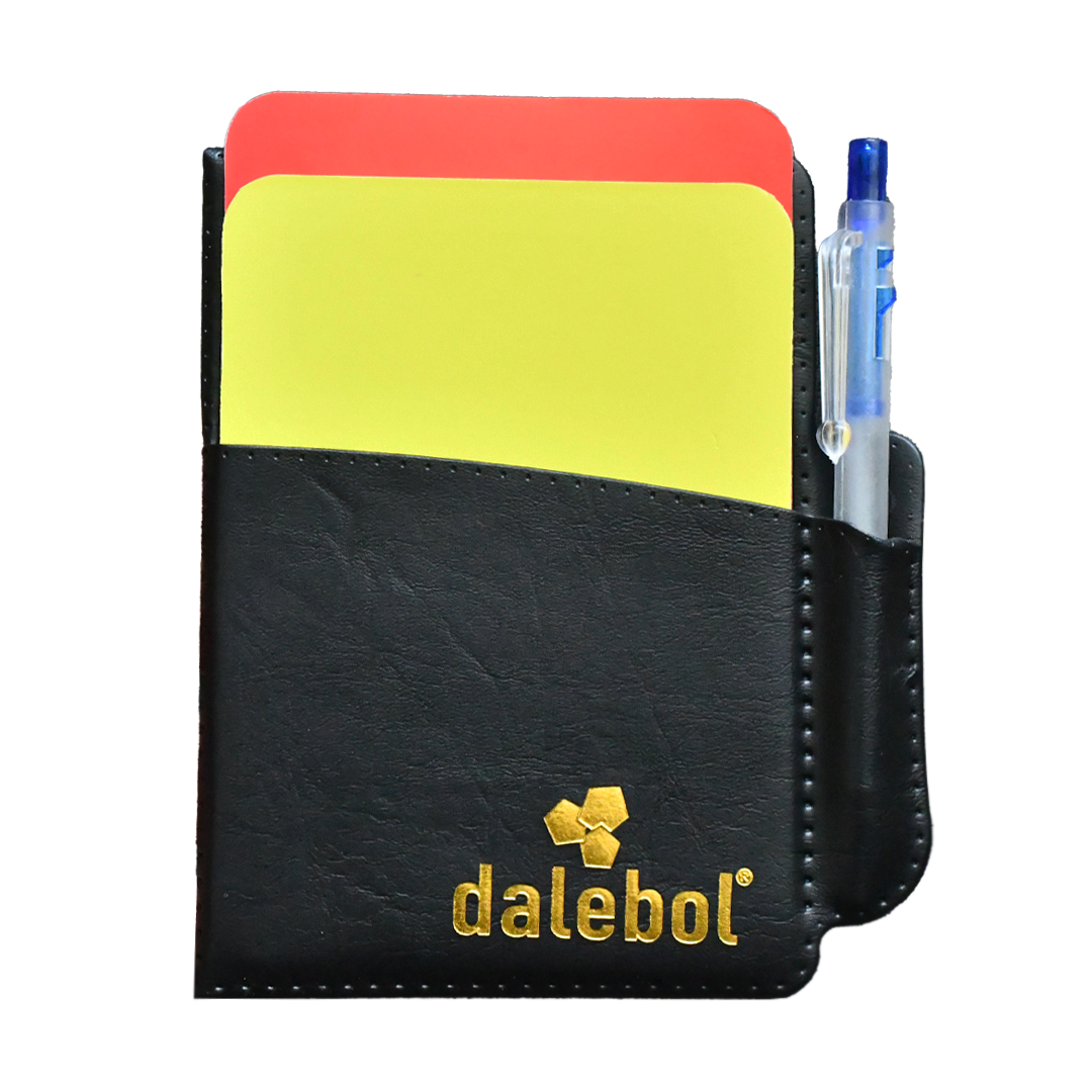 Kit Cartão Arbitro de Futebol Dalebol C/Caneta e Capa