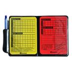 Kit Cartão Arbitro de Futebol Dalebol C/Caneta e Capa