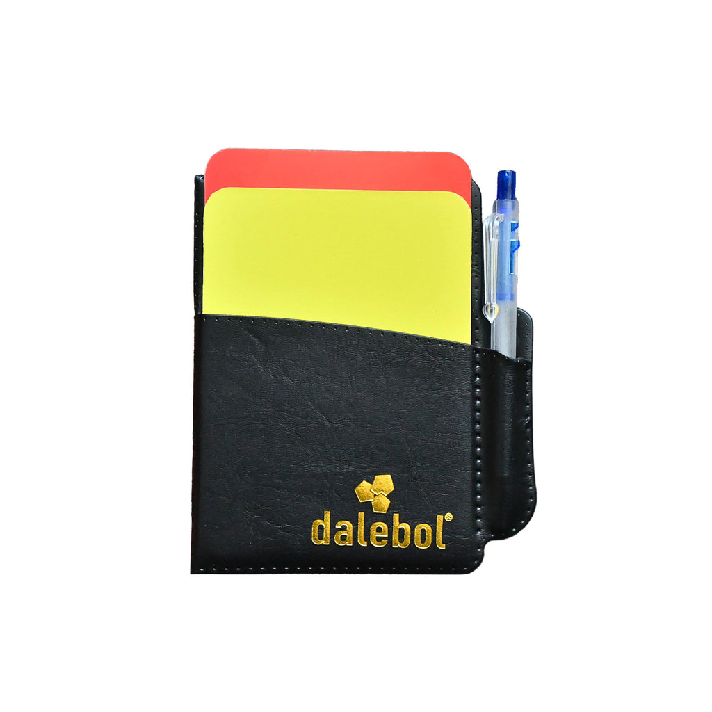 KIT CARTÃO ÁRBITRO DE FUTEBOL DALEBOL C/CANETA E CAPA