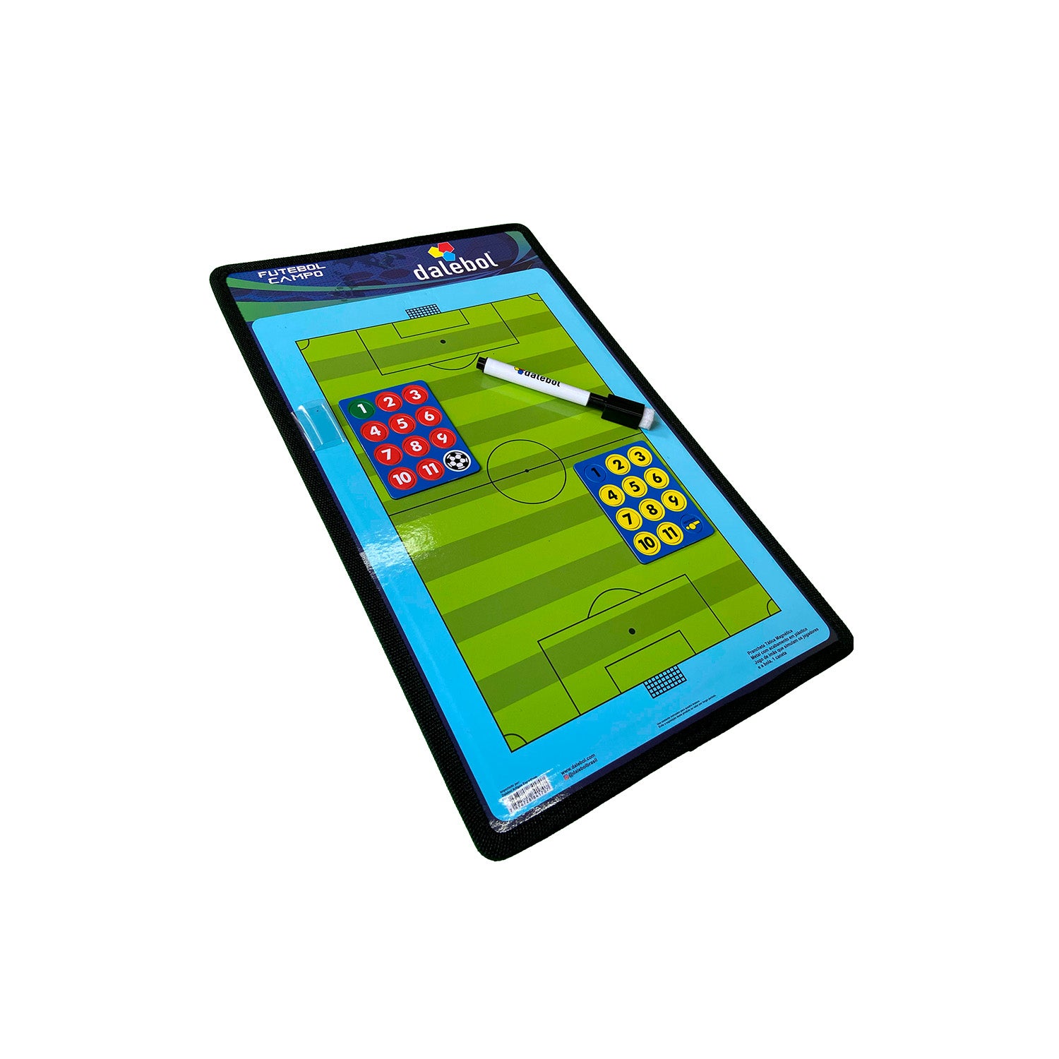 PRANCHETA TÁTICA FRENTE E VERSO DALEBOL FUTEBOL