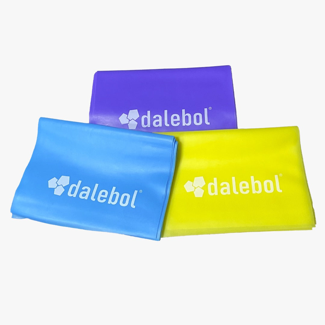 KIT FAIXA ELÁSTICA DALEBOL 3 INTENSIDADES